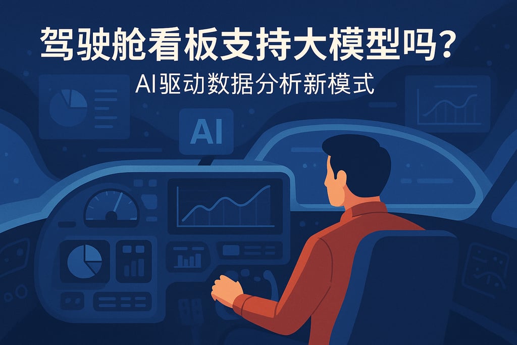 驾驶舱看板支持大模型吗？AI驱动数据分析新模式