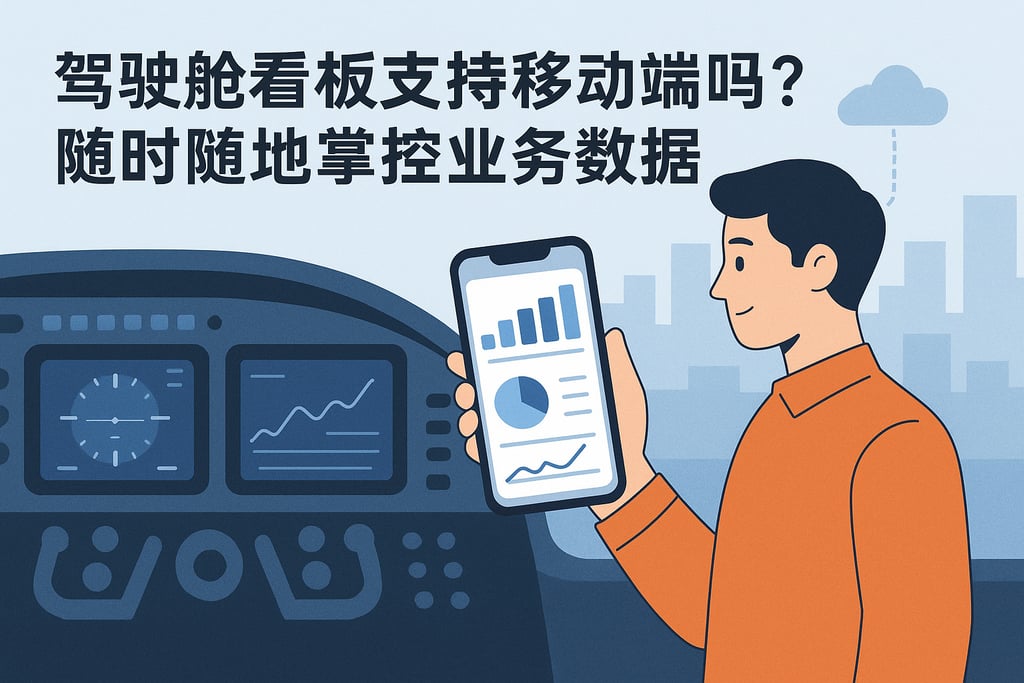 驾驶舱看板支持移动端吗？随时随地掌控业务数据