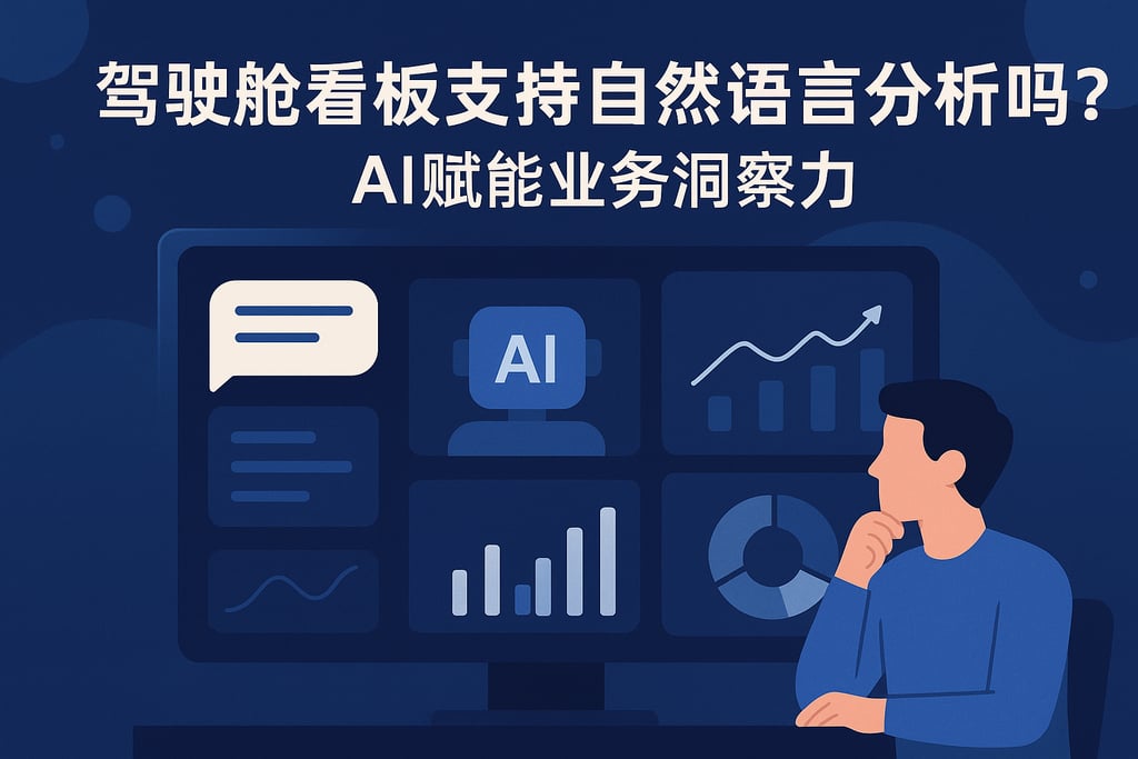 驾驶舱看板支持自然语言分析吗？AI赋能业务洞察力
