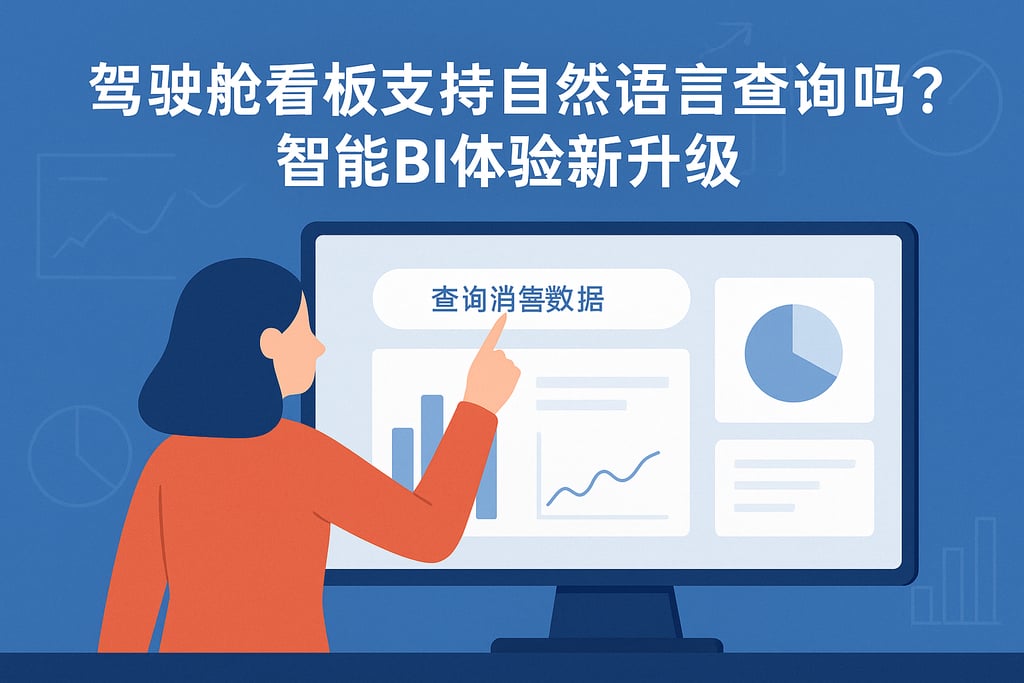 驾驶舱看板支持自然语言查询吗？智能BI体验新升级