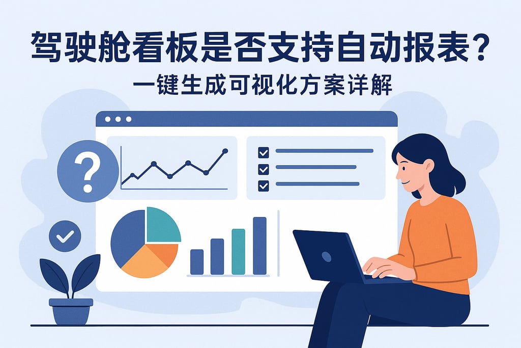 驾驶舱看板是否支持自动报表？一键生成可视化方案详解