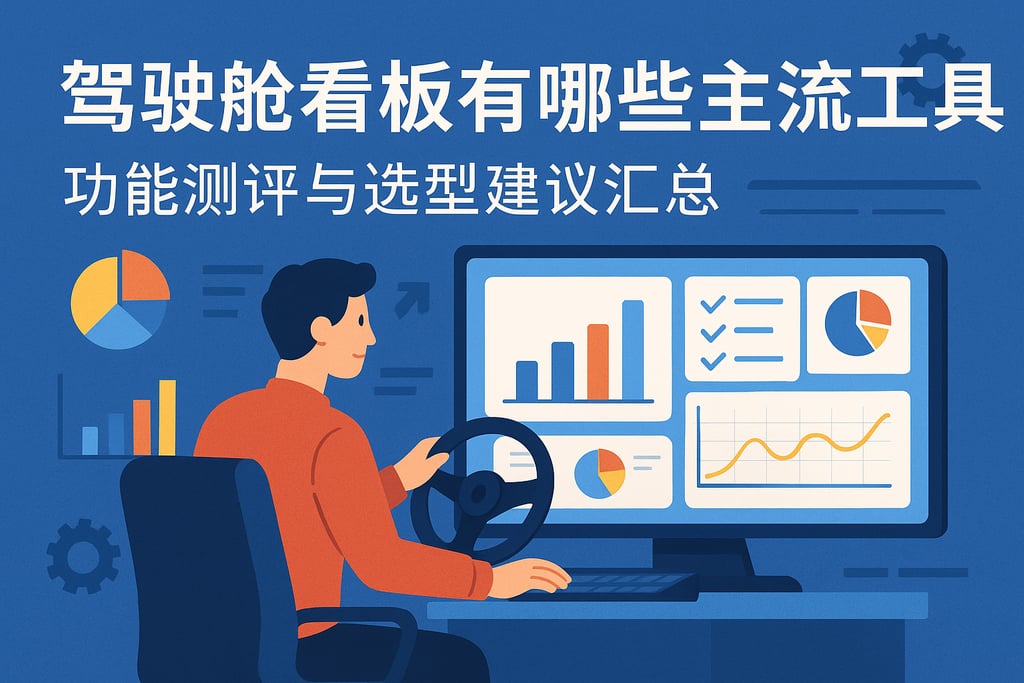 驾驶舱看板有哪些主流工具？功能测评与选型建议汇总