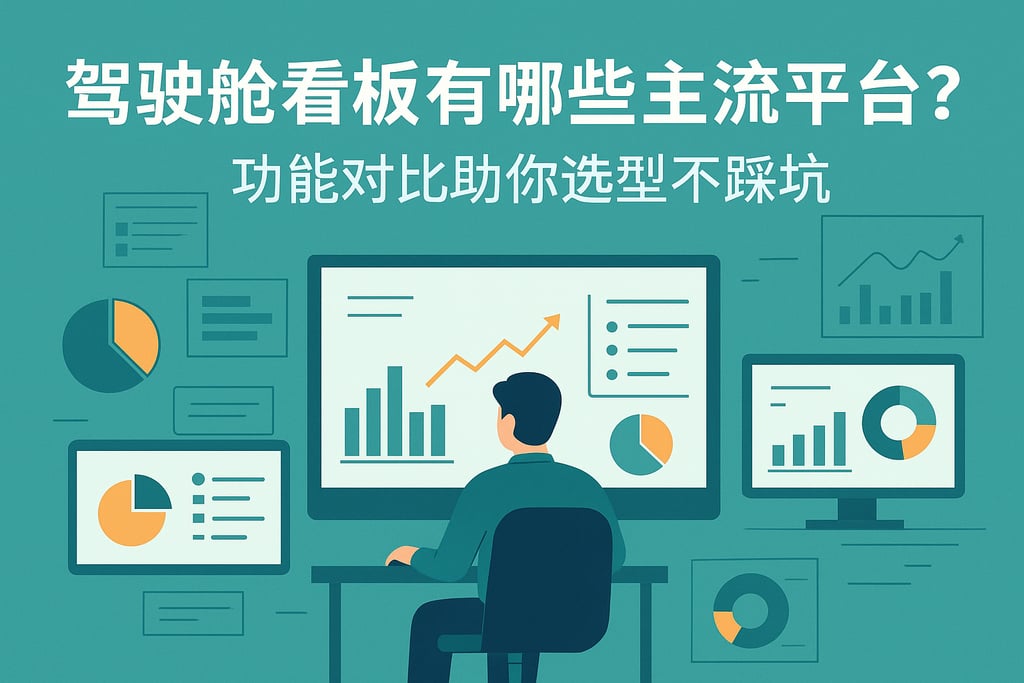 驾驶舱看板有哪些主流平台？功能对比助你选型不踩坑