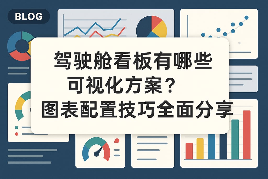 驾驶舱看板有哪些可视化方案？图表配置技巧全面分享