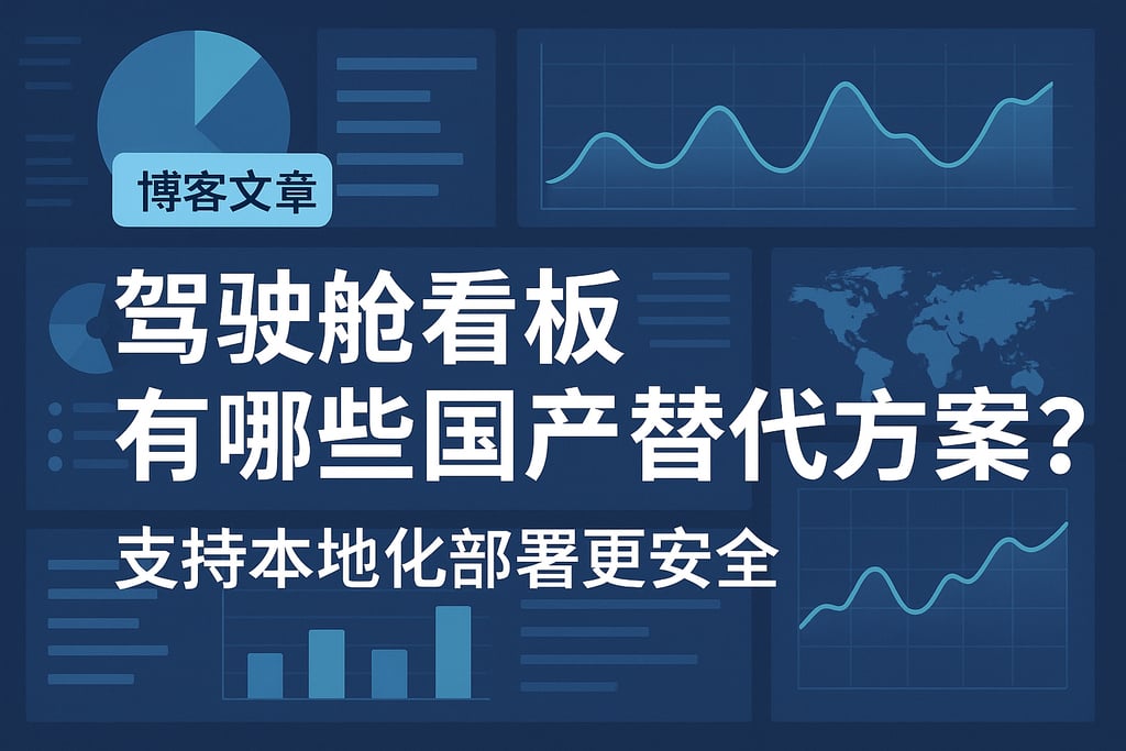 驾驶舱看板有哪些国产替代方案？支持本地化部署更安全