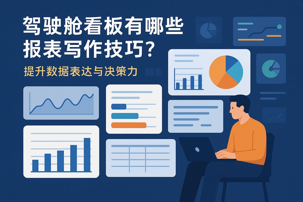 驾驶舱看板有哪些报表写作技巧？提升数据表达与决策力