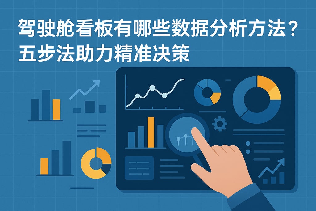 驾驶舱看板有哪些数据分析方法？五步法助力精准决策