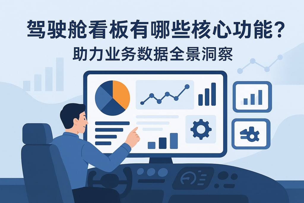 驾驶舱看板有哪些核心功能？助力业务数据全景洞察
