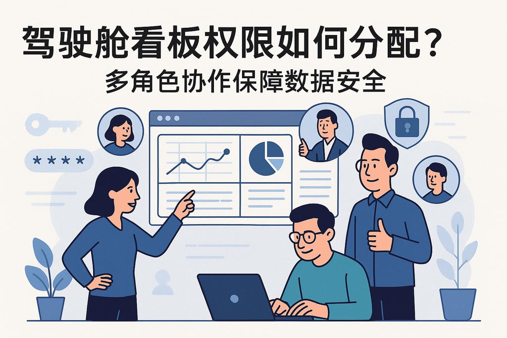 驾驶舱看板权限如何分配？多角色协作保障数据安全
