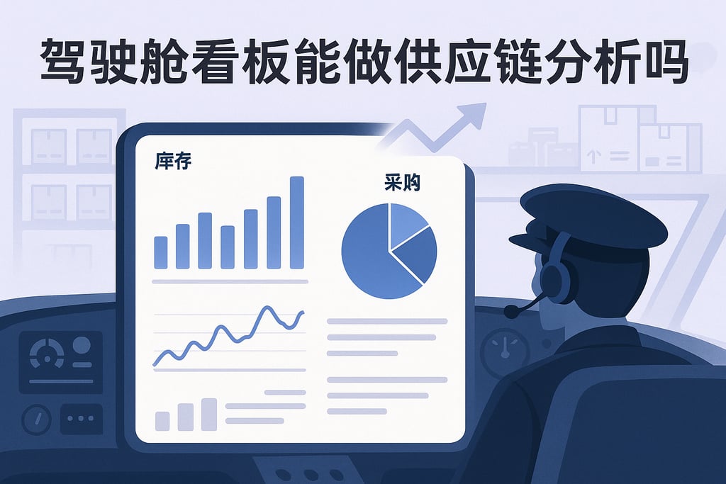 驾驶舱看板能做供应链分析吗？库存与采购数据一览无余