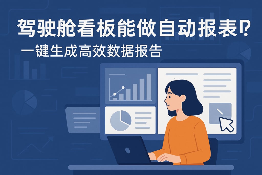 驾驶舱看板能做自动报表吗？一键生成高效数据报告