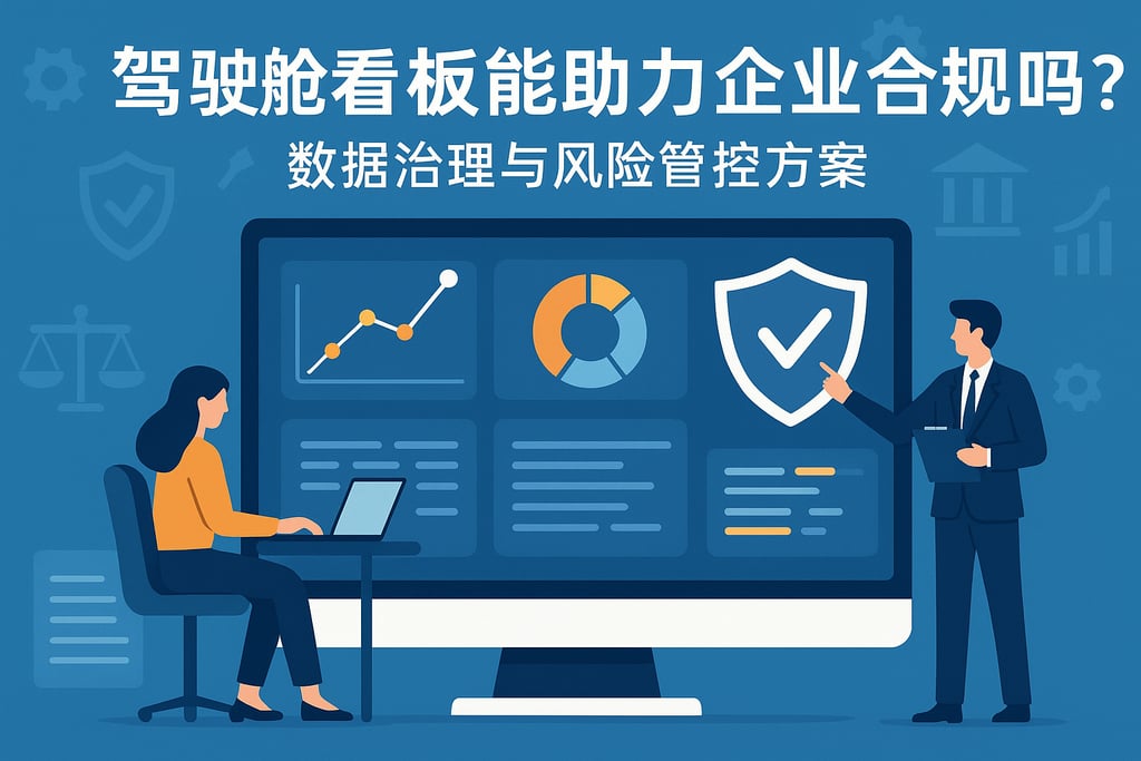 驾驶舱看板能助力企业合规吗？数据治理与风险管控方案
