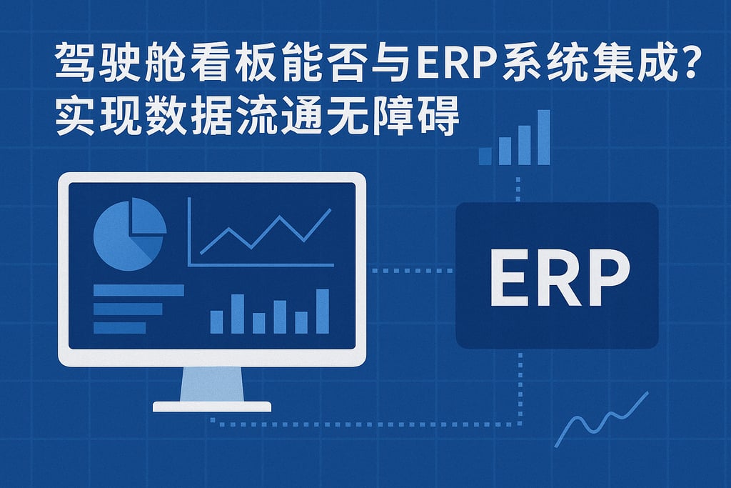驾驶舱看板能否与ERP系统集成？实现数据流通无障碍