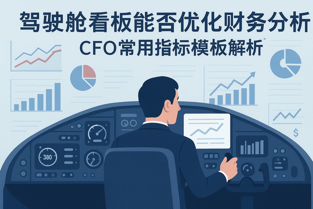 驾驶舱看板能否优化财务分析？CFO常用指标模板解析