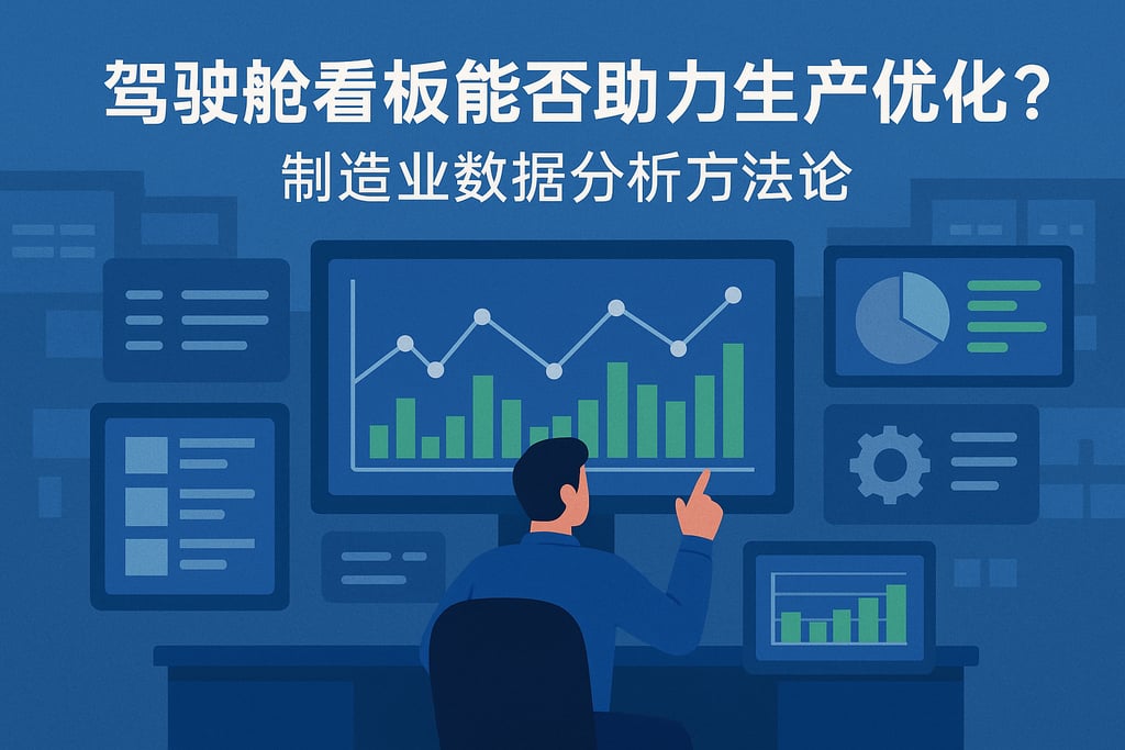 驾驶舱看板能否助力生产优化？制造业数据分析方法论