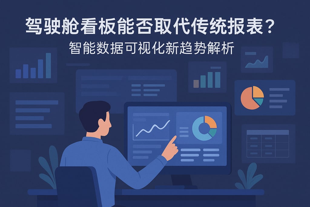 驾驶舱看板能否取代传统报表？智能数据可视化新趋势解析