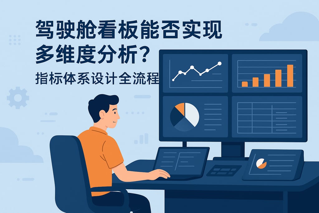 驾驶舱看板能否实现多维度分析？指标体系设计全流程