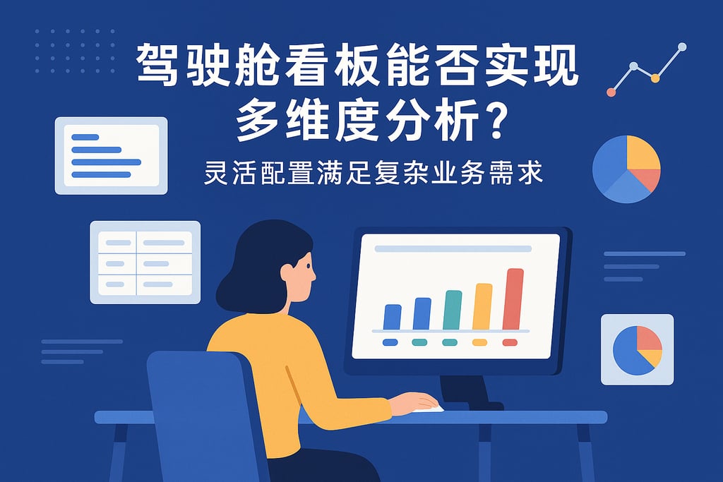 驾驶舱看板能否实现多维度分析？灵活配置满足复杂业务需求