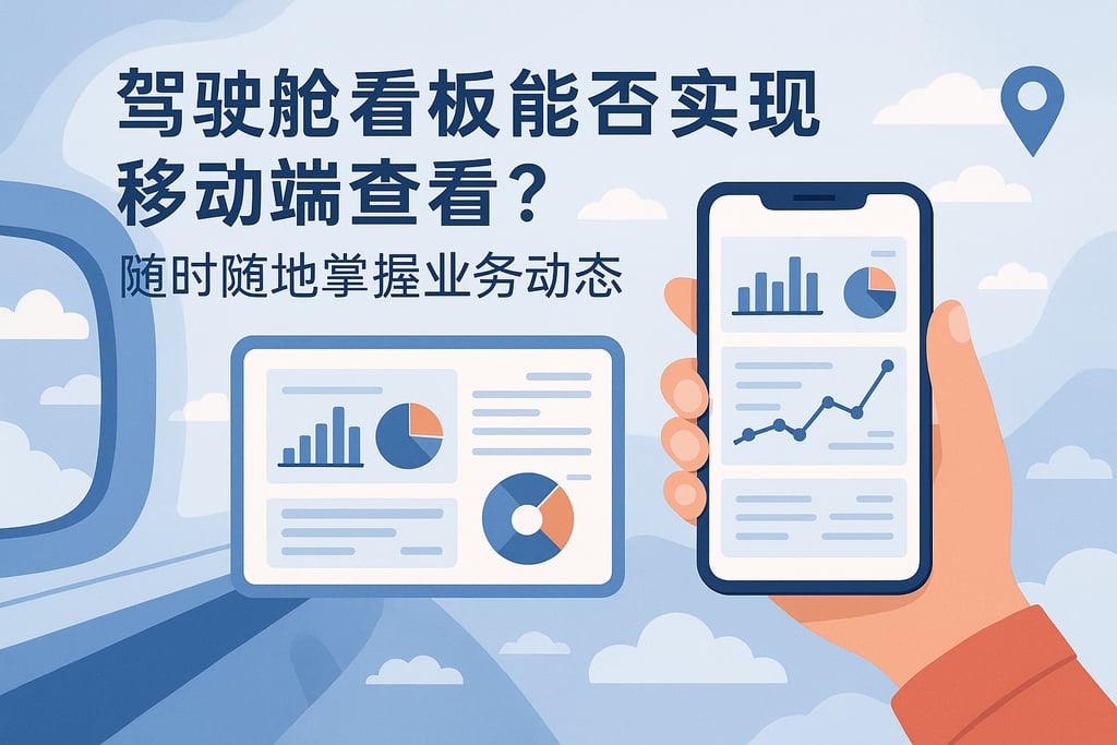 驾驶舱看板能否实现移动端查看？随时随地掌握业务动态