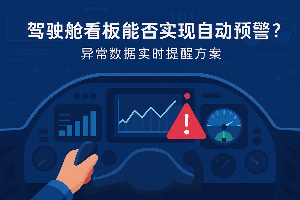 驾驶舱看板能否实现自动预警？异常数据实时提醒方案
