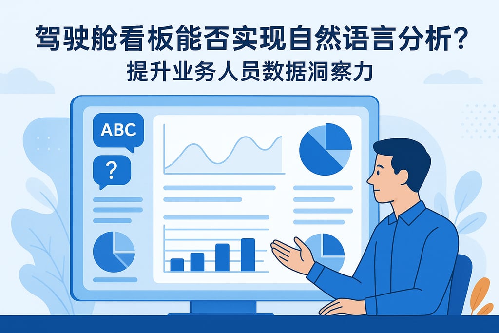 驾驶舱看板能否实现自然语言分析？提升业务人员数据洞察力