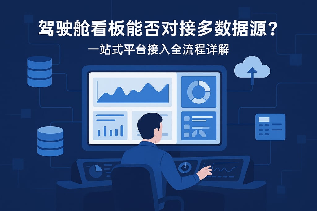 驾驶舱看板能否对接多数据源？一站式平台接入全流程详解