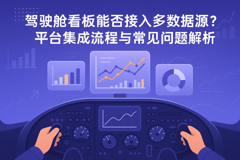 驾驶舱看板能否接入多数据源？平台集成流程与常见问题解析