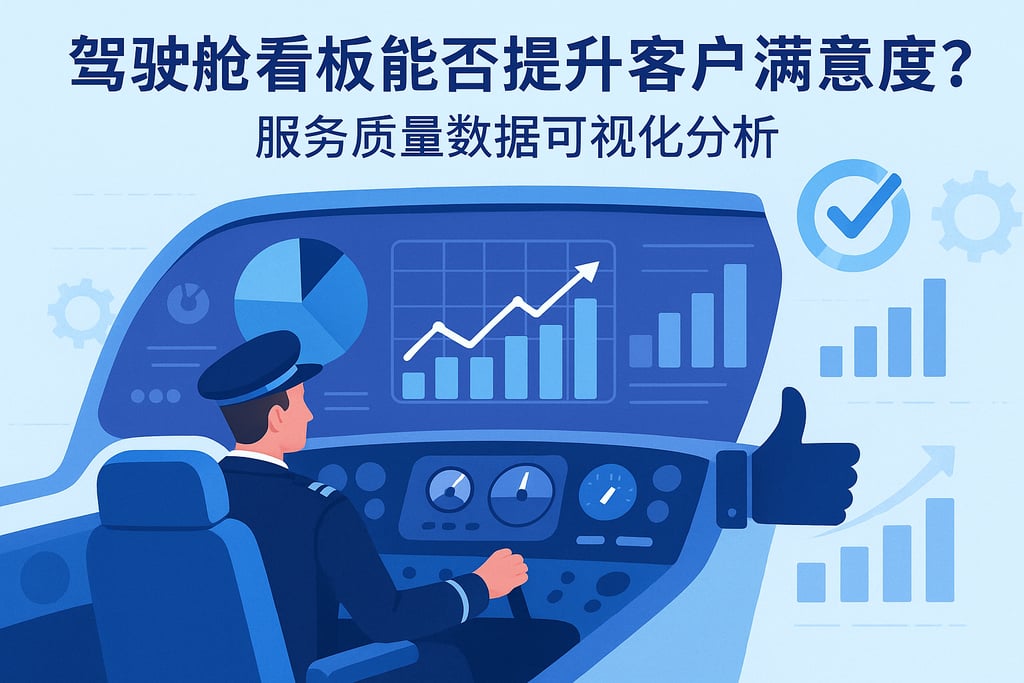 驾驶舱看板能否提升客户满意度？服务质量数据可视化分析