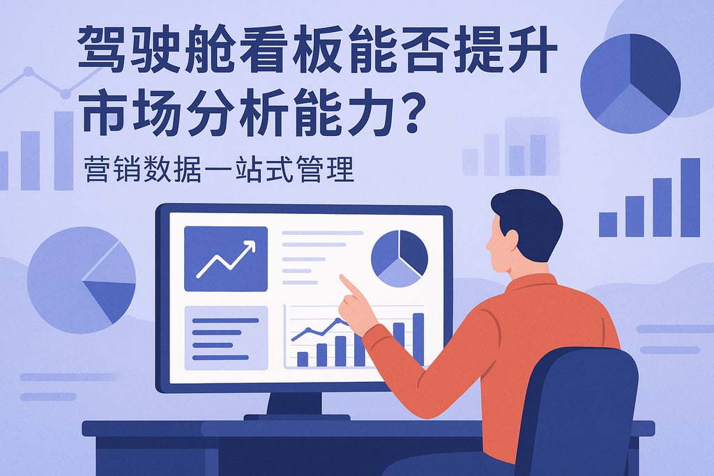 驾驶舱看板能否提升市场分析能力？营销数据一站式管理