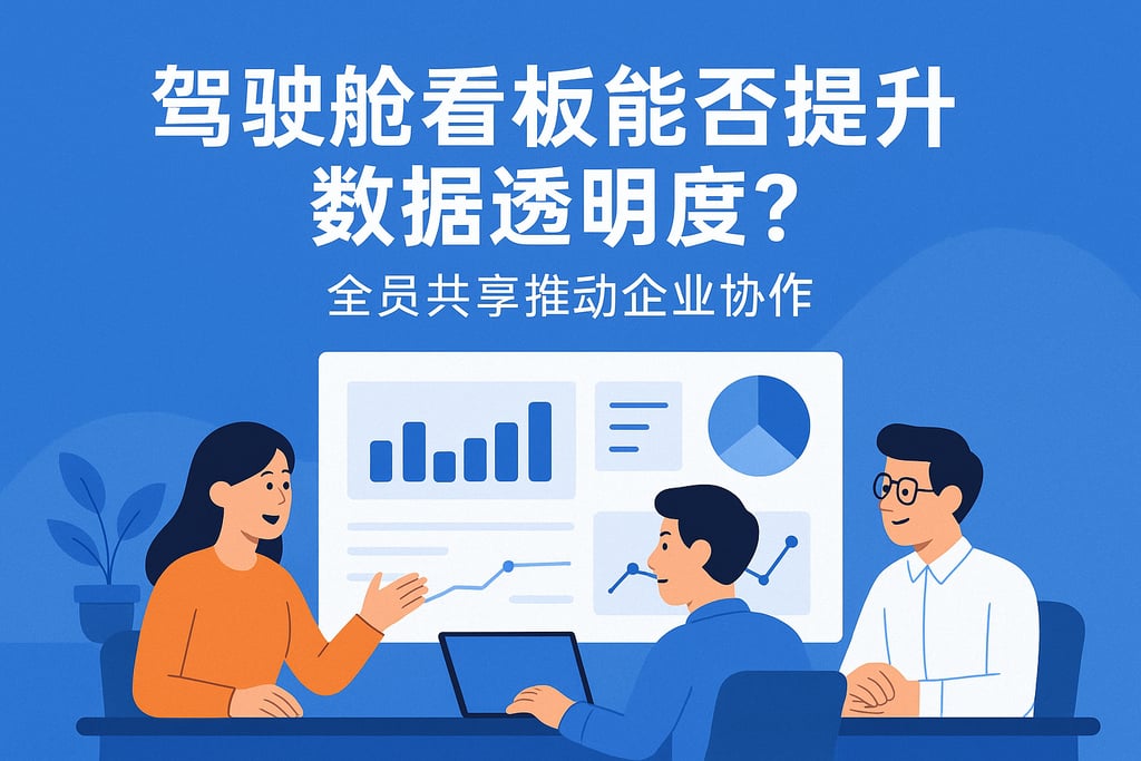 驾驶舱看板能否提升数据透明度？全员共享推动企业协作