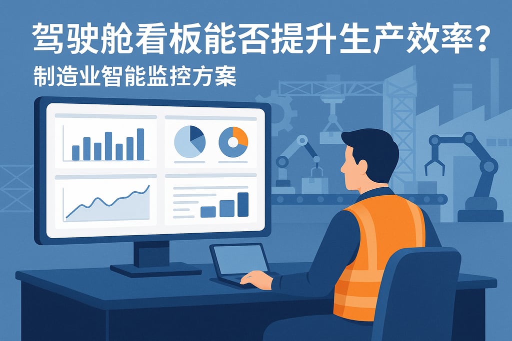 驾驶舱看板能否提升生产效率？制造业智能监控方案