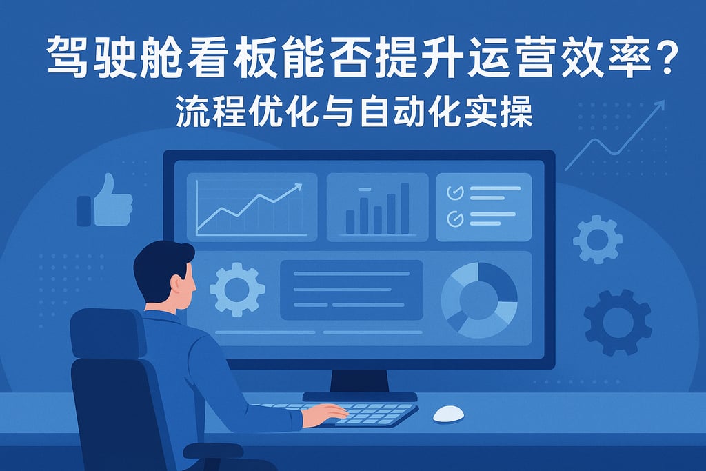驾驶舱看板能否提升运营效率？流程优化与自动化实操