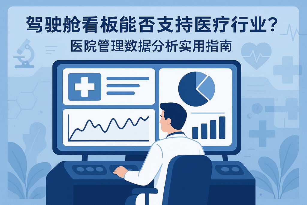 驾驶舱看板能否支持医疗行业？医院管理数据分析实用指南