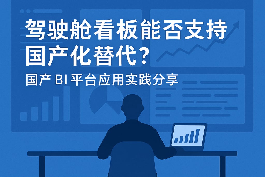 驾驶舱看板能否支持国产化替代？国产BI平台应用实践分享