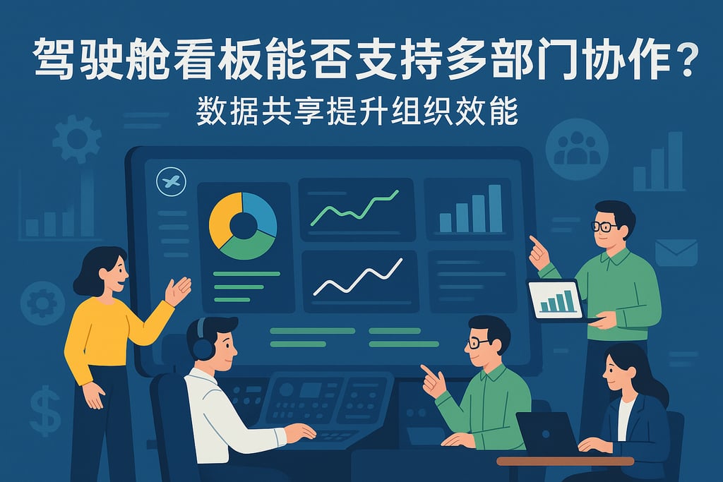 驾驶舱看板能否支持多部门协作？数据共享提升组织效能