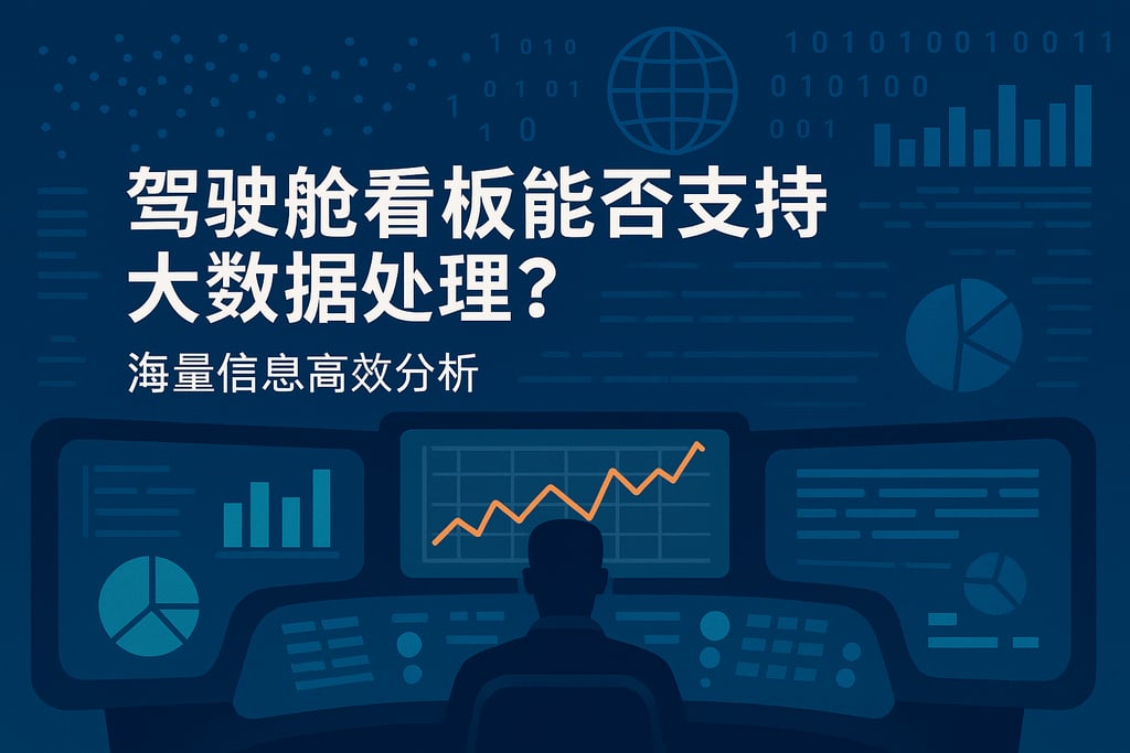 驾驶舱看板能否支持大数据处理？海量信息高效分析