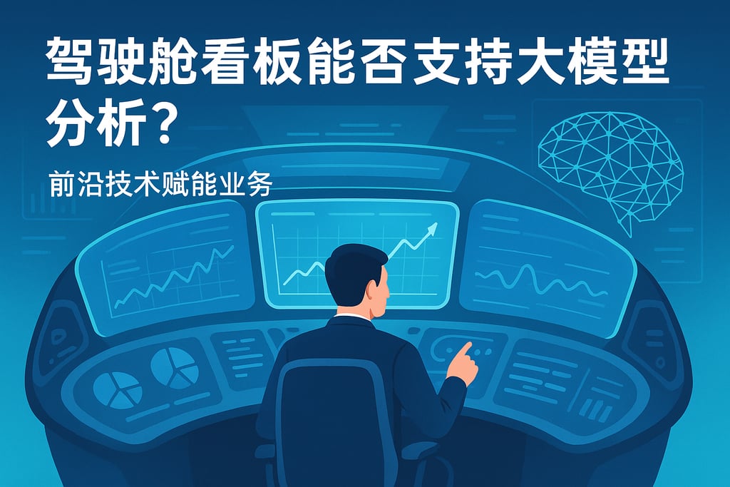 驾驶舱看板能否支持大模型分析？前沿技术赋能业务