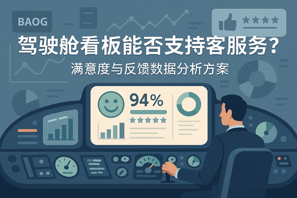 驾驶舱看板能否支持客户服务？满意度与反馈数据分析方案
