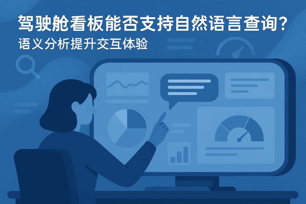 驾驶舱看板能否支持自然语言查询？语义分析提升交互体验