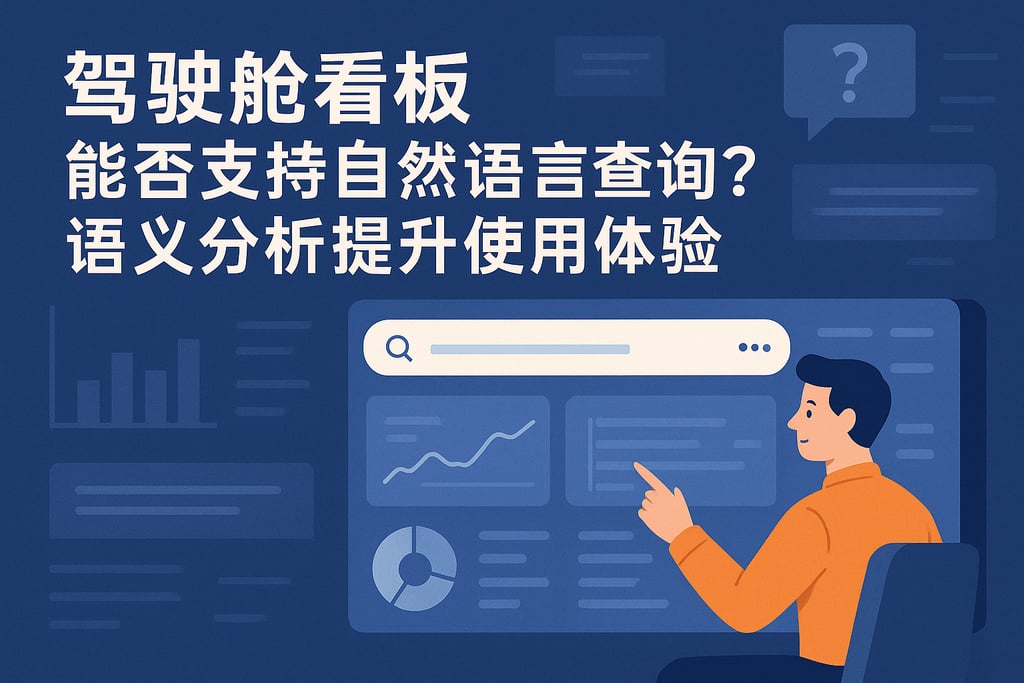 驾驶舱看板能否支持自然语言查询？语义分析提升使用体验