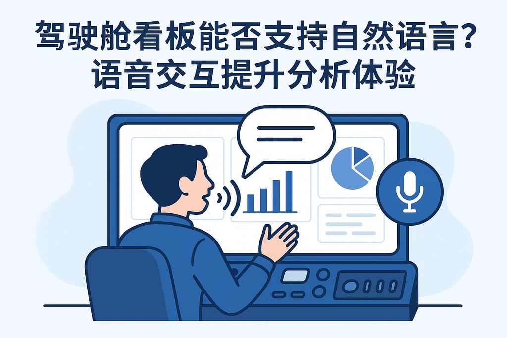 驾驶舱看板能否支持自然语言？语音交互提升分析体验