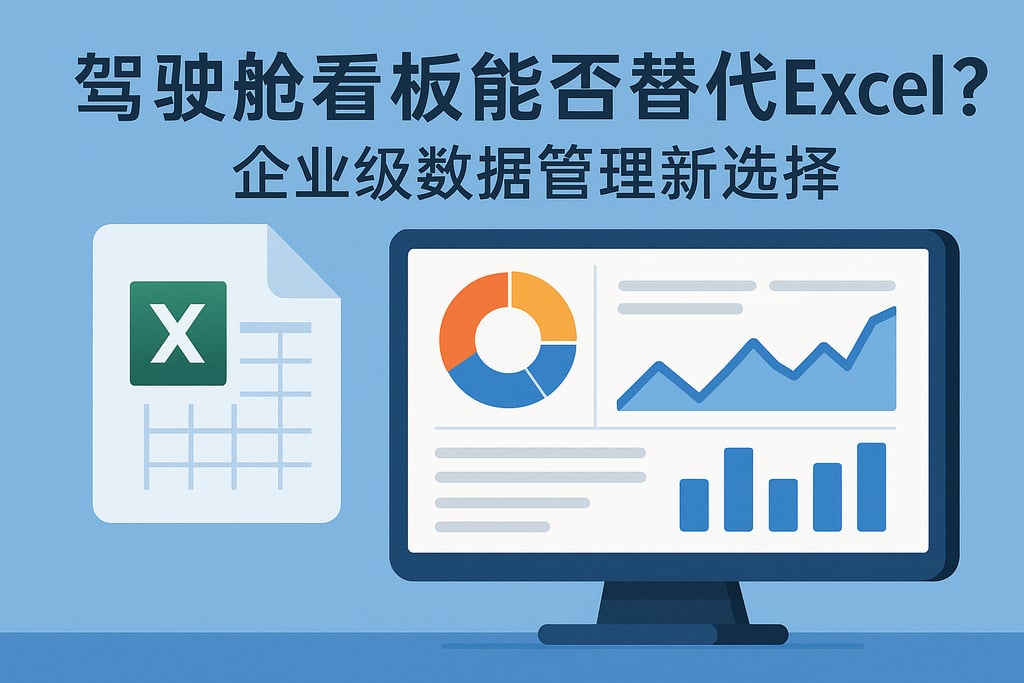 驾驶舱看板能否替代Excel？企业级数据管理新选择