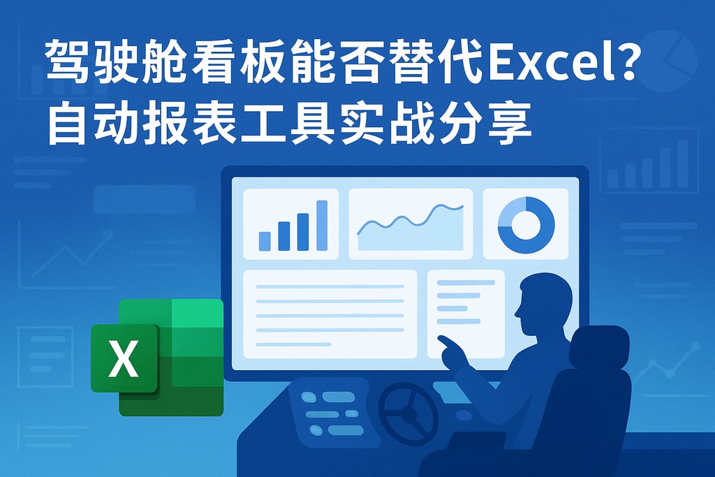 驾驶舱看板能否替代Excel？自动报表工具实战分享