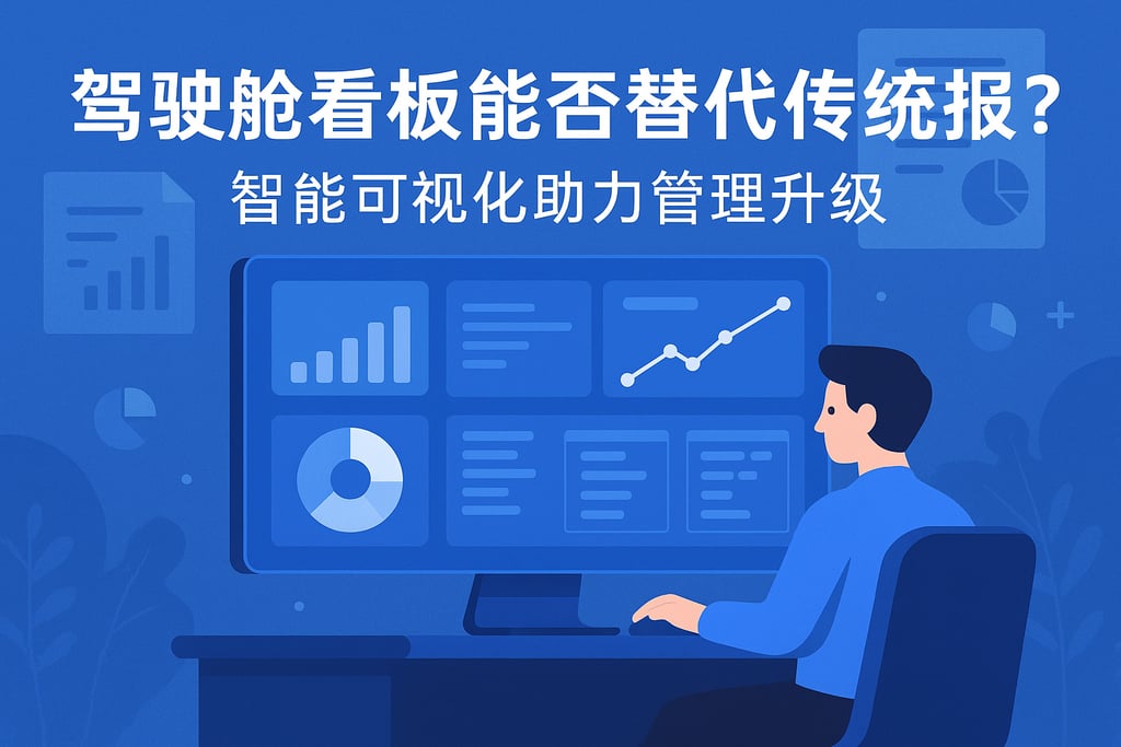 驾驶舱看板能否替代传统报表？智能可视化助力管理升级