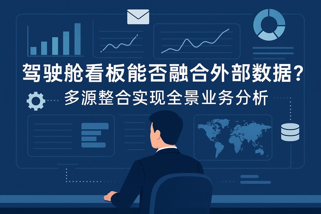 驾驶舱看板能否融合外部数据？多源整合实现全景业务分析