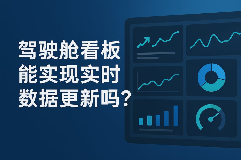 驾驶舱看板能实现实时数据更新吗？动态监控业务指标