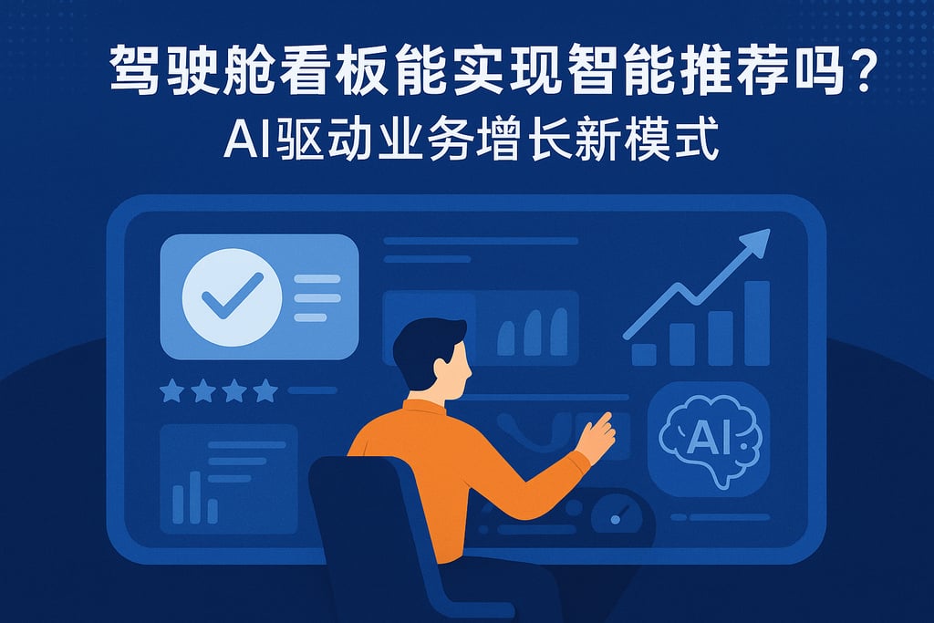 驾驶舱看板能实现智能推荐吗？AI驱动业务增长新模式