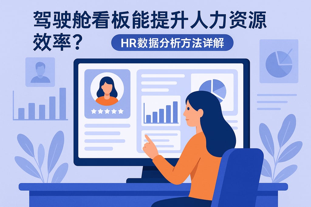 驾驶舱看板能提升人力资源效率？HR数据分析方法详解