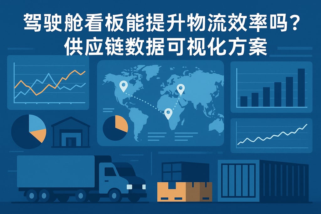 驾驶舱看板能提升物流效率吗？供应链数据可视化方案