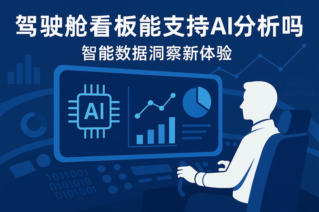 驾驶舱看板能支持AI分析吗？智能数据洞察新体验